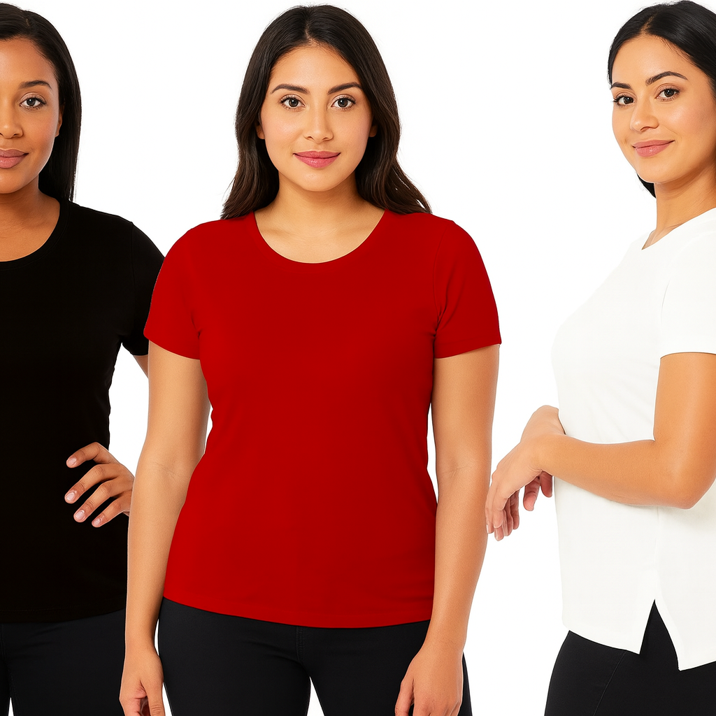 Camiseta Long Line Feminina 100% Algodão - uniforme personalizado